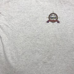 VINTAGE Panama Jack Shirt Mens XL Gray Single Stitch Florida Travel 90s