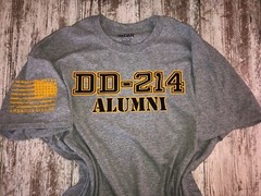 DD-214 Alumni Military T-shirt. Perfect For Marines, Army, Navy, Air-force 823