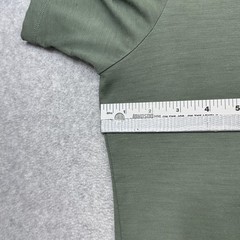 Fjallraven Abisko Wool T Shirt Mens XXL Green Logo Performance Crewneck Outdoor