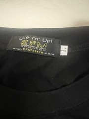 New Sound Activated Light Up Flashing LED Equalizer Blk DJ Rave T-Shirt M