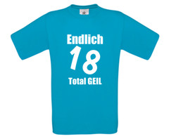 Unisex T-Shirt – Finally 18 Totally Horny – Adult Birthday Gift – Party