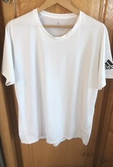 Adidas white Climate t shirt sz XL