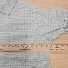 Men Goodfellow & Co Long Sleeve Stretch-Collar Button-Down Shirt Size 17-17.5
