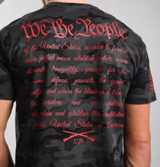 New Men’s Howitzer We Will Defend Camo Military Grunt Patriot T-Shirt Tee S-4XL