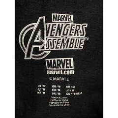 Marvel Comics 1963 Avengers Assemble Heroes Black Longsleeve T-Shirt Men’s SMALL