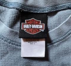 Harley-Davidson Dodge City, Kansas Long Sleeve Waffle Knit Thermal Shirt
