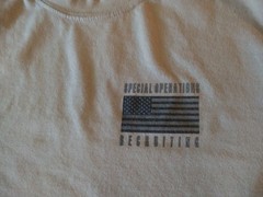 Zorrel US Army Special Forces Shirt Large L Bragg SORB Military Recruiting Tan