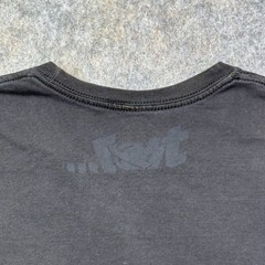 Lost T-Shirt Mens Sz L Black American Flag Slim Cotton Short Sleeve Crewneck Tee