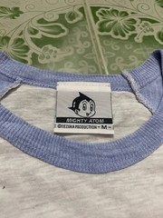Vintage 90s Astro Boy Mighty Atom Shirt Bandai Tezuka Anime Raglan Baseball Tee