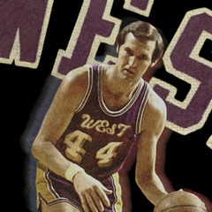 Jerry West Tribute T-Shirt The Logo Basketball Custom Fan Made Art Vintage Tee