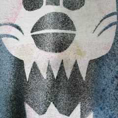 Vintage Kichaka Kenya Tribal Mask All Over Print T Shirt Single Stitch XL