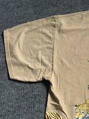 Vintage Universal Studios Big Cats Wraparound Tee Beige XXL Nature Lion Tiger