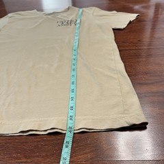 Father John Misty T-Shirt Size Medium Tan Cream Double Sided Presentation Tee