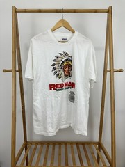 RARE VTG Red Man Moist Snuff Chew Tobacco Single Stitch T-Shirt XL EUC