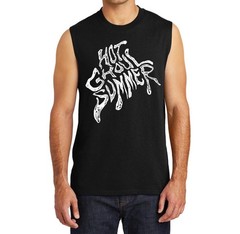 Gothic Graphic Sleeveless Tee – “Hot Ghoul Summer” and Dark Castle Skull Art