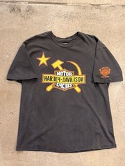 Vintage Harley Davidson Russia T Shirt 2xl Single Stitch Siberia 90s
