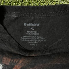 Y2K No Boundaries Skull Shoulder Graphic T-Shirt Size XL