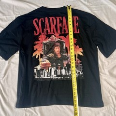Scarface x Reason Graphic T Shirt Black NWT XL Tony Montana Movie Streetwear