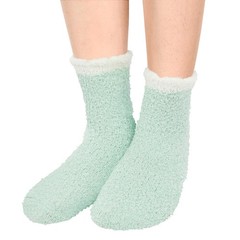 Fuzzy Winter Socks for Women – Fluffy Sleep Soft Cozy Adult Socks 6 Pairs Chr…