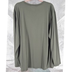 Quince Ultra-Soft Tencel Modal Long Sleeve Tee Heritage Olive Green XXL NWT
