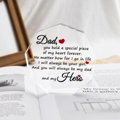 Dad Gifts for Dad from Daughter Son Stocking Stuffers for Men Acrylic Plaque …