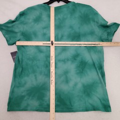 Lucky Brand TIE DYE SHIRT Mens Extra Large XL GREEN Casual Embroidered NWT