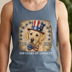 Yellow Lab Patriotic Tank Top