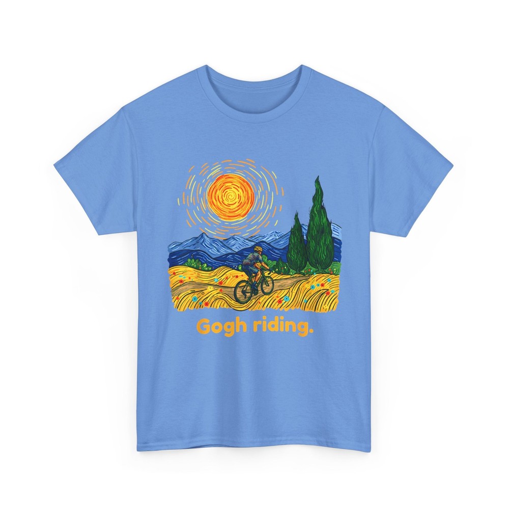 Gogh Riding Funny Shirt, Cycling Van Gogh Art Lovers Bike Women Men Shirt