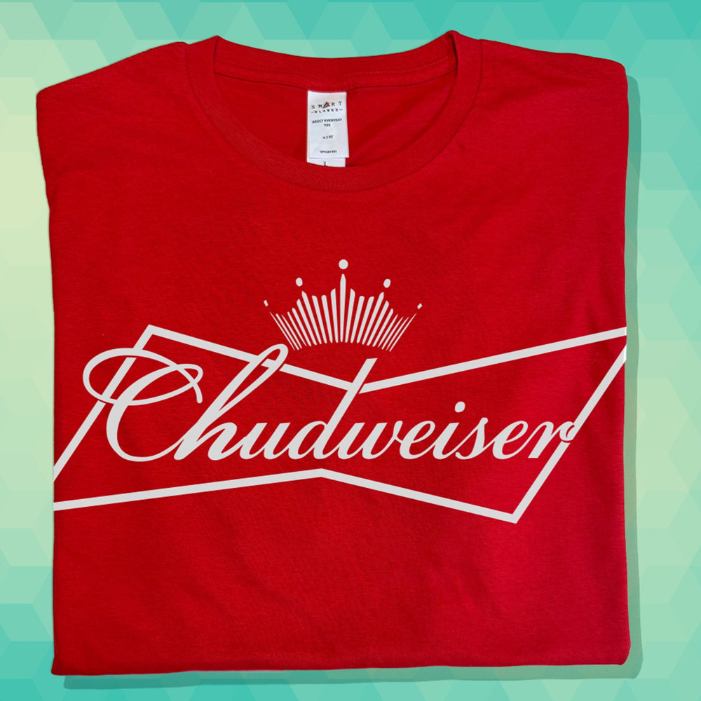 Chudweiser T-Shirt Chud-weiser Vintage Faded Tee – Funny Chud Shirt Meme