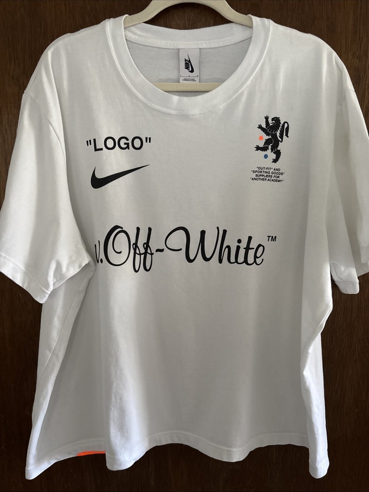 nike lab x off white mercurial NRG X Tee Mon Amour T-shirt White Sz L Boxy