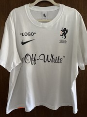 nike lab x off white mercurial NRG X Tee Mon Amour T-shirt White Sz L Boxy