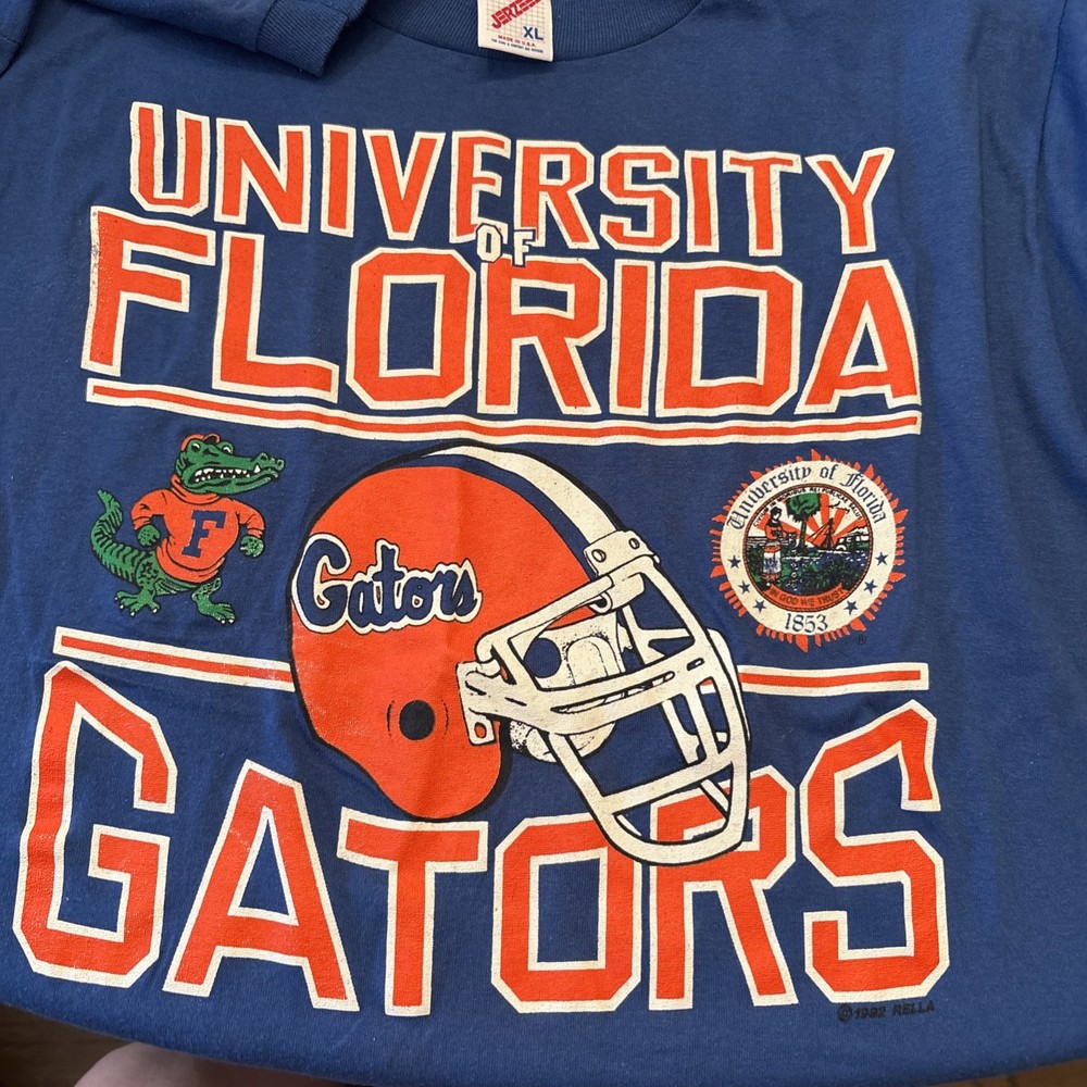 Vintage 1992 University of Florida Gators Single Stitch T Shirt XL USA Made