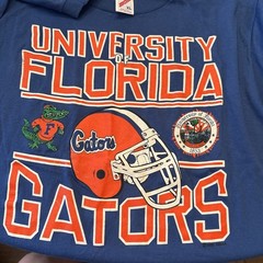 Vintage 1992 University of Florida Gators Single Stitch T Shirt XL USA Made