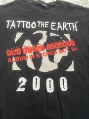 Vintage Tattoo The Earth 2000 Tour T Shirt Slayer Slipknot Sevendust Metal L