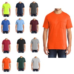 Mafoose Men’s 50/50 Cotton/Poly Tall Core Blend Pocket T-Shirt PC55PT