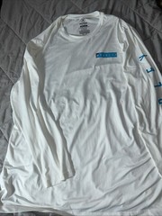 White Hurley Long Sleeve Swim Beach Outdoor Shirt Men’s XXL 2XL