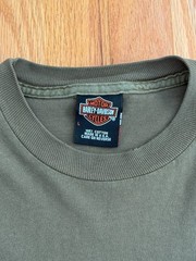 Harley Davidson I Rode The Dragon T Shirt Size Large Gray Smokey Mountain TN 07