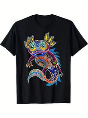 Axolotl Art Aztec Mexican Salamander Mexico Cinco De Mayo T-Shirt