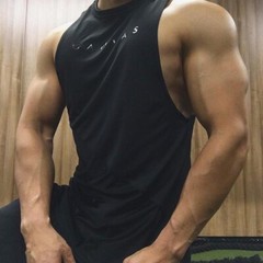 Bodybuilding Sporty Tank Tops Men Gyms Fitness Workout Sleeveless Shirt