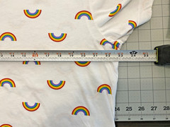 Rainbows T-shirt Size XL White Full Print Front And Back Pride Wear