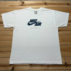 Vintage Y2K Nike Air Force 1 Center Swoosh Retro Classic Crewneck Shirt – Large