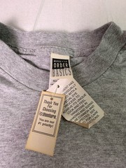 Made To Order Basics Gray Blank T Shirt 3X Made In USA 100% Cotton NWT