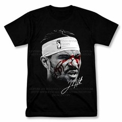 Vintage Basketball Style Tee Bloody Face Knicks Fan Casual Shirt Breathable