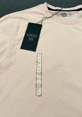 VRST Pocket T-Shirt Mens Size Large Light Pink Stretch Lightweight New!