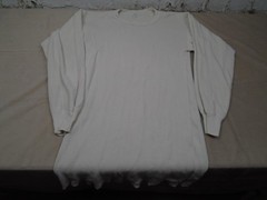 Vintage 70s JC Penny Waffle Knit Thermal Shirt XL 100% Combed Cotton Grunge *
