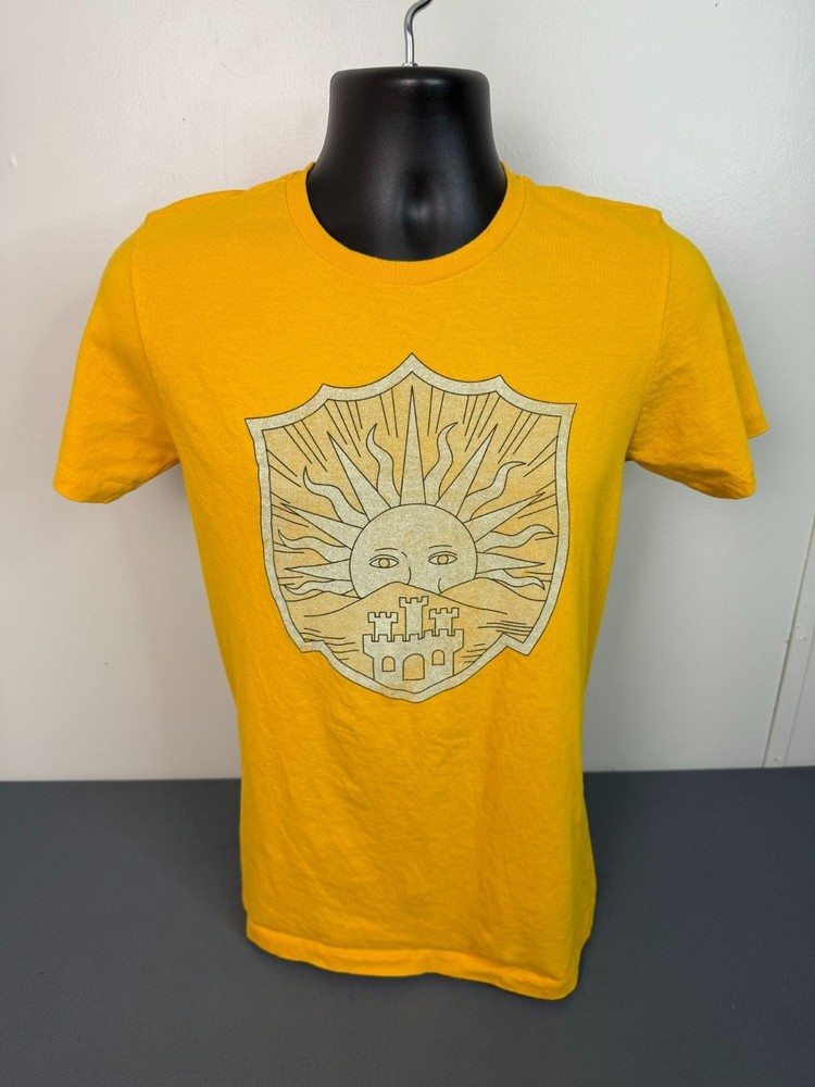 Funimation x Black Clover Anime Men Sz S Golden Dawn Yellow Crunchyroll