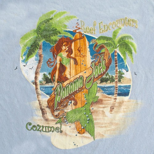 Panama Jack “Reef Encounters” Cozumel Mexico Mens T Shirt Size M Blue