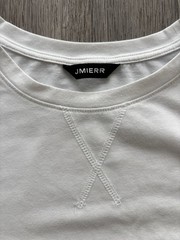 JMIERR Men’s Solid Knit Crew Neck Short Sleeve Shirt XL Extra Large White