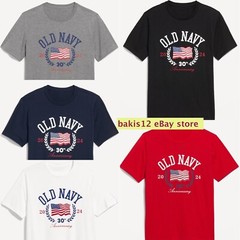 OLD NAVY US Flag 2024 30th Anniversary T-SHIRT S to 3XL Men/Women/Teens/Kids