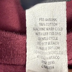Volcom Men’s Stone Age Large Burgundy Graphic Surf Tee Streetwear